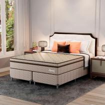 Cama Box com Colchão King Supreme Mola Ensacada (72x193x203) Dourado