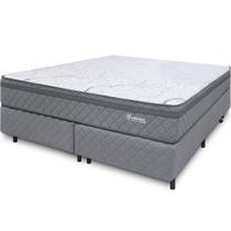Cama Box com Colchão Queen Ortopédico Espuma D45 Extra Firme 158x198cm BF Colchões