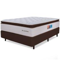 Cama Box com Colchão Queen Premium Mola Ensacadas HiperSoft Sensation Macio 158x198cm BF Colchões Cama Box com Colchão Queen Premium Mola Ensacadas HiperSoft Sensation Macio 158x198cm BF Colchões