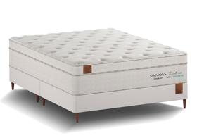 Cama Box com Colchão Queen Simmons Bamboo Forest Plush 158x198