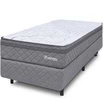 Cama Box com Colchão Solteirão Ortopédico Espuma D45 Extra Firme 97x203cm BF Colchões