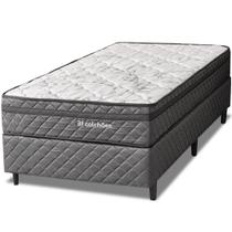 Cama Box com Colchão Solteirão Ortopédico Espuma D45 Extra Firme 97x203cm BF Colchões