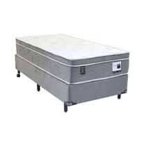 Cama Box com Colchão Solteiro Americano Mola Mega Colchões Mega Sono Pocket Eurotop - 096x203