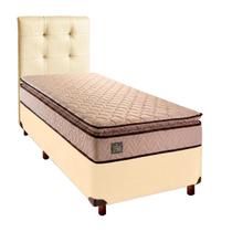 Cama Box Com Colchão Solteiro Belmont Hellen + Cabeceira Begetiza Cama Box Com Colchão Solteiro Belmont Hellen + Cabeceira Begetiza