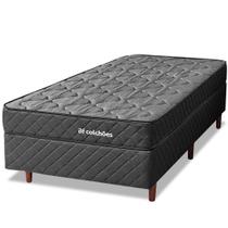 Cama Box com Colchão Solteiro Ortopédico Espuma D45 Extra Firme 88x188x51cm BF Colchões Cama Box com Colchão Solteiro Ortopédico Espuma D45 Extra Firme 88x188x51cm BF Colchões