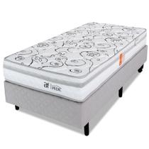 Cama Box com Colchão Solteiro Ortopédico Firme Espuma D28 88x188cm BF Colchões Cama Box com Colchão Solteiro Ortopédico Firme Espuma D28 88x188cm BF Colchões