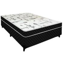 Cama Box Conjugada Casal 138x188x43Cm Ortopédica Colchão Unificado