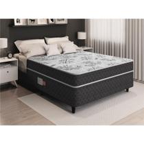 Cama Box Conjugada Casal Ortopédica D28 com Travesseiros Lucas Home Unique 138x188x52cm - Lucas Home Center