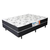 Cama Box Conjugada Casal Umaflex Espuma D28 e Revestimento Poliéster 51x138x188cm Oryon PRETO/BRANCO Cama Box Conjugada Casal Umaflex Espuma D28 e Revestimento Poliéster 51x138x188cm Oryon PRETO/BRANCO