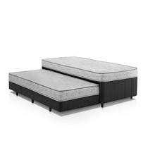 Cama Box Conjugada Solteiro com Auxiliar Colchões Sensor Yescasa