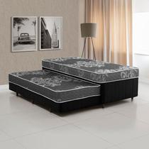 Cama Box Conjugada Solteiro com Auxiliar Colchões Sensor Yescasa