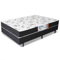 Cama Box Conjugada Solteiro Umaflex com Espuma D28 e Revestimento 100% Poliéster 51x88x188cm Oryon