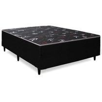 Cama Box Conjugado Casal Colchão 10cm 188x138x45