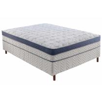 Cama Box Conjugado Casal: Colchão Molas Extrapedic Sublime Life Pillow White (138x188x48) Paropas