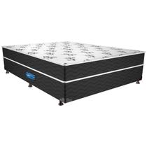 Cama Box Conjugado Casal: Colchão Molas Prolastic ProDormir Springs Pillow Black ( 138x188x41) Probel
