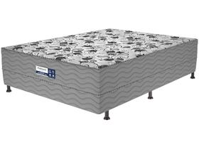 Cama Box Conjugado Casal: Colchão Ortopédico D28 ProDormir Advanced Pillow Gray (138x188x43) Probel