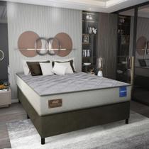 Cama Box Conjugado Casal Com Colchão 138x61x188 Magma Firm Gazin Cr35362 Bege-marrom