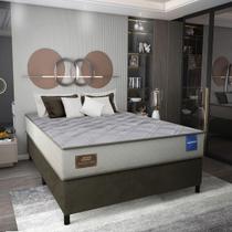 Cama Box Conjugado Casal com Colchão (138x61x188) Magma Firm Gazin CR35362 Bege/Marrom Cama Box Conjugado Casal com Colchão (138x61x188) Magma Firm Gazin CR35362 Bege/Marrom