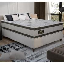 Cama Box Conjugado Casal Com Colchão 138x71x188 Good Like Gazin Cr35372 Bege-marrom
