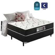 Cama Box Conjugado Casal Espuma Ortopédica - 42x38x188cm