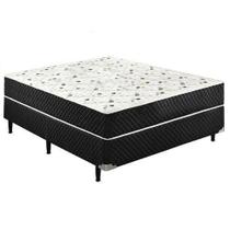 Cama Box Conjugado Casal Molas Bonnel - 42x138x188cm
