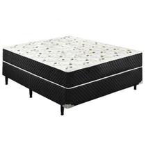 Cama Box Conjugado Casal SP Móveis Molas Ensacadas - 44x138x188cm