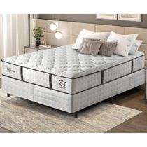 Cama Box Conjugado King com Colchão (193x69x203) Veneza II Gazin CR35310
