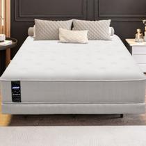 Cama Box Conjugado Queen com Colchão (158x64x198) Nevasca Gazin CR35296