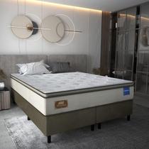 Cama Box Conjugado Queen com Colchão (158x66x198) Titan Firm Gazin CR35317 Cama Box Conjugado Queen com Colchão (158x66x198) Titan Firm Gazin CR35317