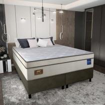 Cama Box Conjugado Queen com Colchão (158x73x198) Lux Firm Gazin CR35315