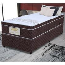 Cama Box Conjugado Solteiro com Colchão (88x71x188) Saint Louis Gazin CR35370 Marrom Cama Box Conjugado Solteiro com Colchão (88x71x188) Saint Louis Gazin CR35370 Marrom