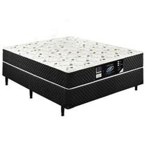 Cama Box Conjugado Viúva SP Móveis Molas Ensacadas - 44x128x188cm