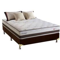Cama Box CRC Casal +Colchão Molas Bonnel Cardiff Herval 138x188 Cama Box CRC Casal +Colchão Molas Bonnel Cardiff Herval 138x188