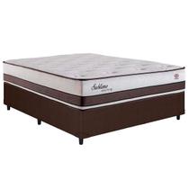 Cama Box CRC Casal +Colchão Molas Bonnel Sublime Herval 138x188 Cama Box CRC Casal +Colchão Molas Bonnel Sublime Herval 138x188