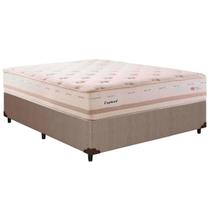 Cama Box CRC Casal +Colchão Molas Master Pocket England Herval 138x188 Cama Box CRC Casal +Colchão Molas Master Pocket England Herval 138x188