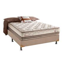 Cama Box CRC Casal +Colchão Molas Master Pocket Istambul Herval 138x188 Cama Box CRC Casal +Colchão Molas Master Pocket Istambul Herval 138x188