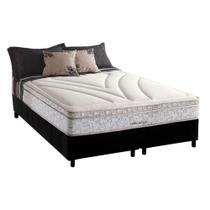 Cama Box CRC King +Colchão Molas Bonnel American Herval 193x203 Cama Box CRC King +Colchão Molas Bonnel American Herval 193x203