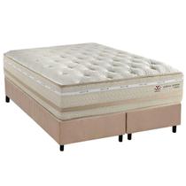 Cama Box CRC King +Colchão Molas Master Pocket C1626 Herval 193x203 Cama Box CRC King +Colchão Molas Master Pocket C1626 Herval 193x203