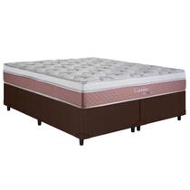 Cama Box CRC King +Colchão Molas Master Pocket Coimbra Herval 193x203
