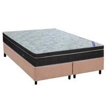 Cama Box CRC King +Colchão Molas Super Pocket Light Ortobom 186x198 Cama Box CRC King +Colchão Molas Super Pocket Light Ortobom 186x198