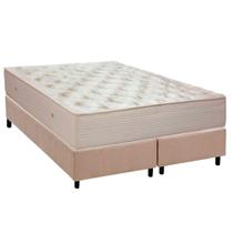 Cama Box CRC King +Colchão Molas Super Pocket Orthotel SLX Ortobom 186