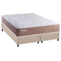 Cama Box CRC Queen +Colchão Molas Ensacadas Privilege Paropas 158x198 Cama Box CRC Queen +Colchão Molas Ensacadas Privilege Paropas 158x198