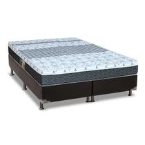 Cama Box CRC Queen + Colchão Molas Pocket Castor Class 158x198 Cama Box CRC Queen + Colchão Molas Pocket Castor Class 158x198