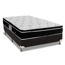 Cama Box CRC Queen +Colchão Molas Super Pocket Physical Ortobom 158x198 Cama Box CRC Queen +Colchão Molas Super Pocket Physical Ortobom 158x198