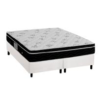 Cama Box CRC Queen +Colchão Molas Super Pocket Physical Ortobom 158x198 Cama Box CRC Queen +Colchão Molas Super Pocket Physical Ortobom 158x198