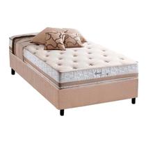 Cama Box CRC Solteiro +Colchão Molas Bonnel Spain Herval 88x188