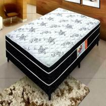 Cama box de casal conjugada D28 poli black white