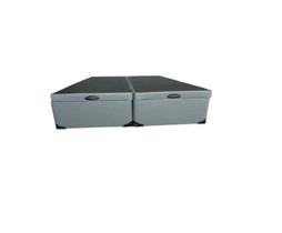 Cama Box De Casal Modelo Baú Base Bipartida Blindado 138x188 Cama Box De Casal Modelo Baú Base Bipartida Blindado 138x188