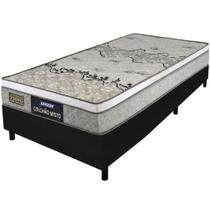 Cama Box de Solteiro Gazin Stone Sommier D33 altura de 60 cm e largura de 88 cm Cinza Preto Cama Box de Solteiro Gazin Stone Sommier D33 altura de 60 cm e largura de 88 cm Cinza Preto