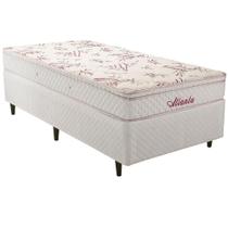 Cama Box de Solteiro Herval Atlanta, Molas Bonnel, 59x88x188 cm Cama Box de Solteiro Herval Atlanta, Molas Bonnel, 59x88x188 cm